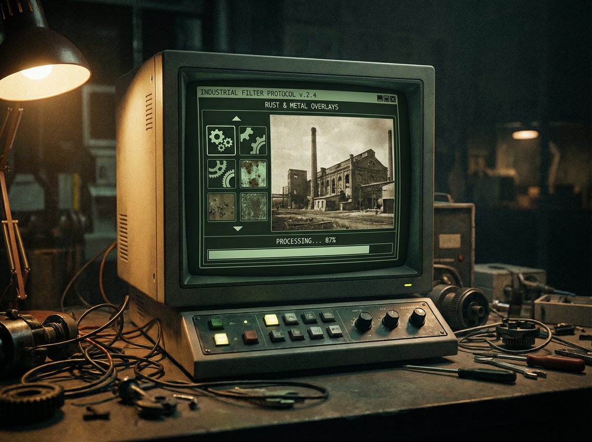 17c AI工业风格滤镜应用视频教程